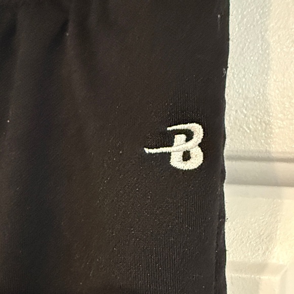 Womens Black Joggers with Purple Accent - Picture 3 of 6